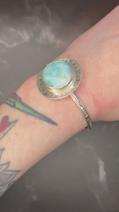 Larimar Bangle/Cuff